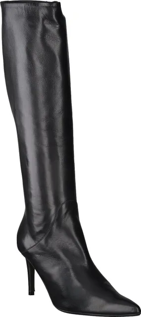 Damen-Stiefel aus Leder 195001988078 (Schwarz)