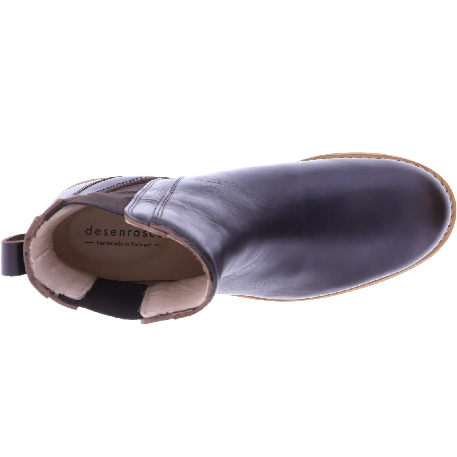 Desenrasco / Alma / Dunkelbraun / Vibram-Sohle / Vegetabil gegerbtes Leder / Damen Chelsea Boots