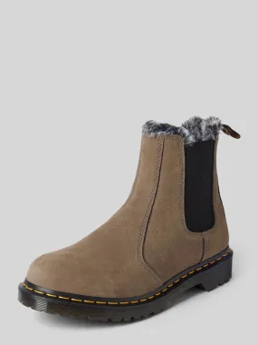 Dr. Martens Chelsea Boots aus Leder mit Innenfutter Modell 'Leonore' (khaki) online kaufen