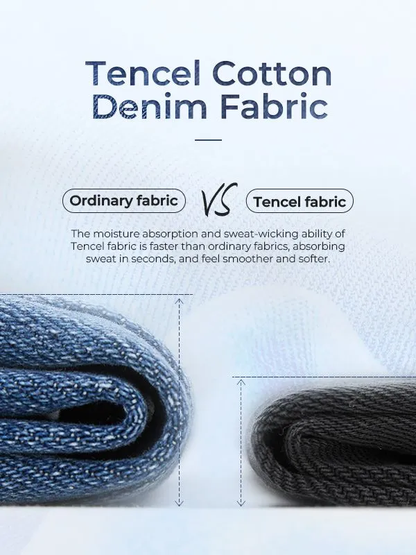 EMMIOL Schwarze Baggy 26°C/78°F Air Jeans
