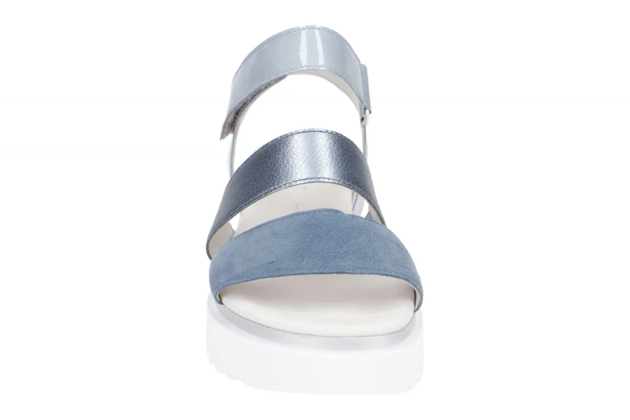 Gabor Plateau Sandale blau 84.610.66
