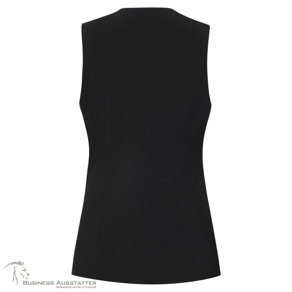 Greiff Corporate Wear Premium Line Damen Weste Comfort Fit Schwarz Mo