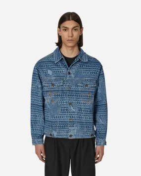 Jacke Ahluwalia Kampala Denim Jacket M-AHLU-DE001-SS23-FA6  LI