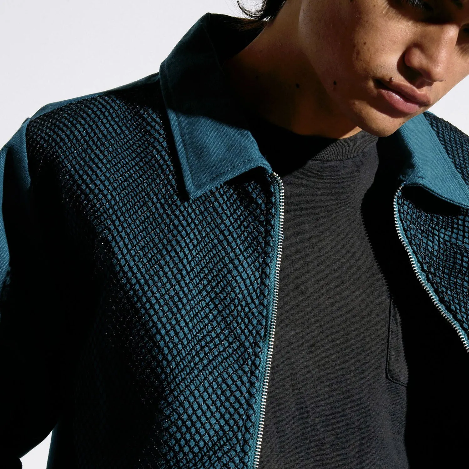 Jacke Pleasures Flirt Work Jacket P22W025-GREEN