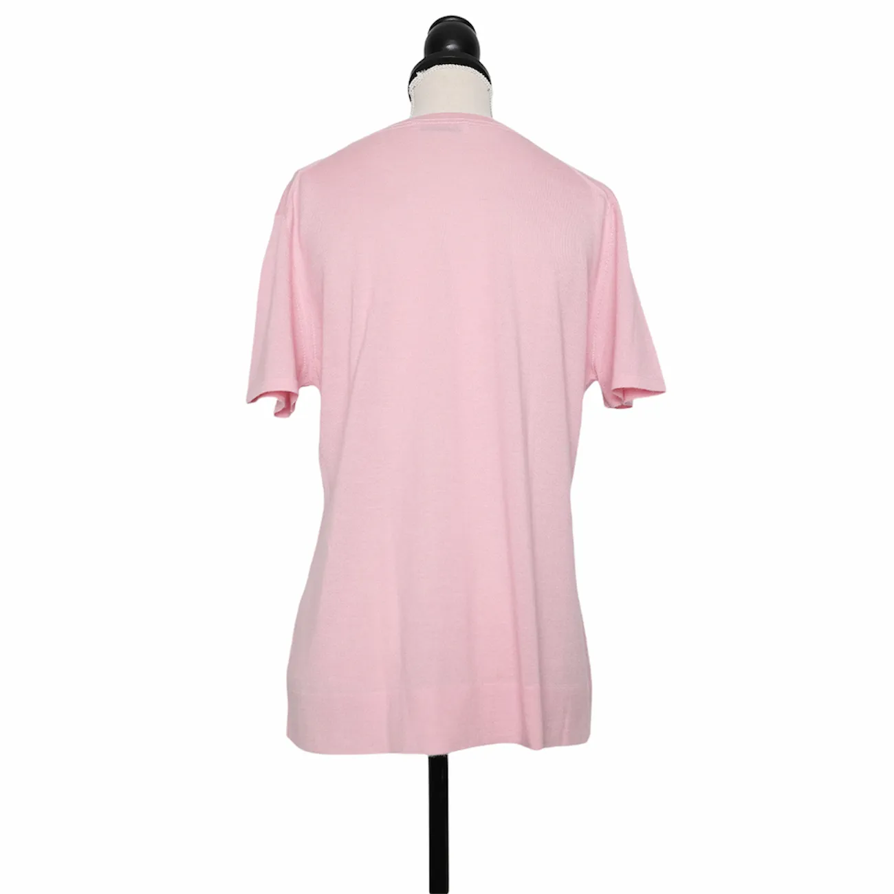 Jil Sander Kaschmirpullover mit kurzen rmeln Rosa