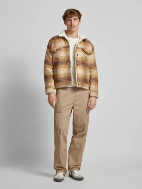 Levi's® Sherpa Jacket mit Kentkragen Modell 'PLAID' (beige) online kaufen