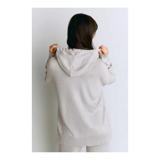 Lyocell/Kaschmir-Hoodie