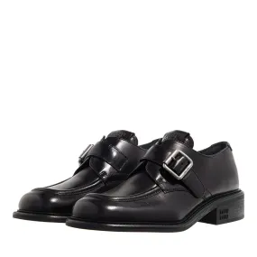   Miu Miu  Buckle Leather Sneakers Black  Driver 