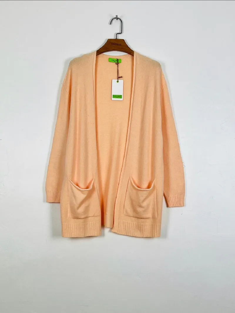 Oversize-Weste aus Gewirken oder Gestricken