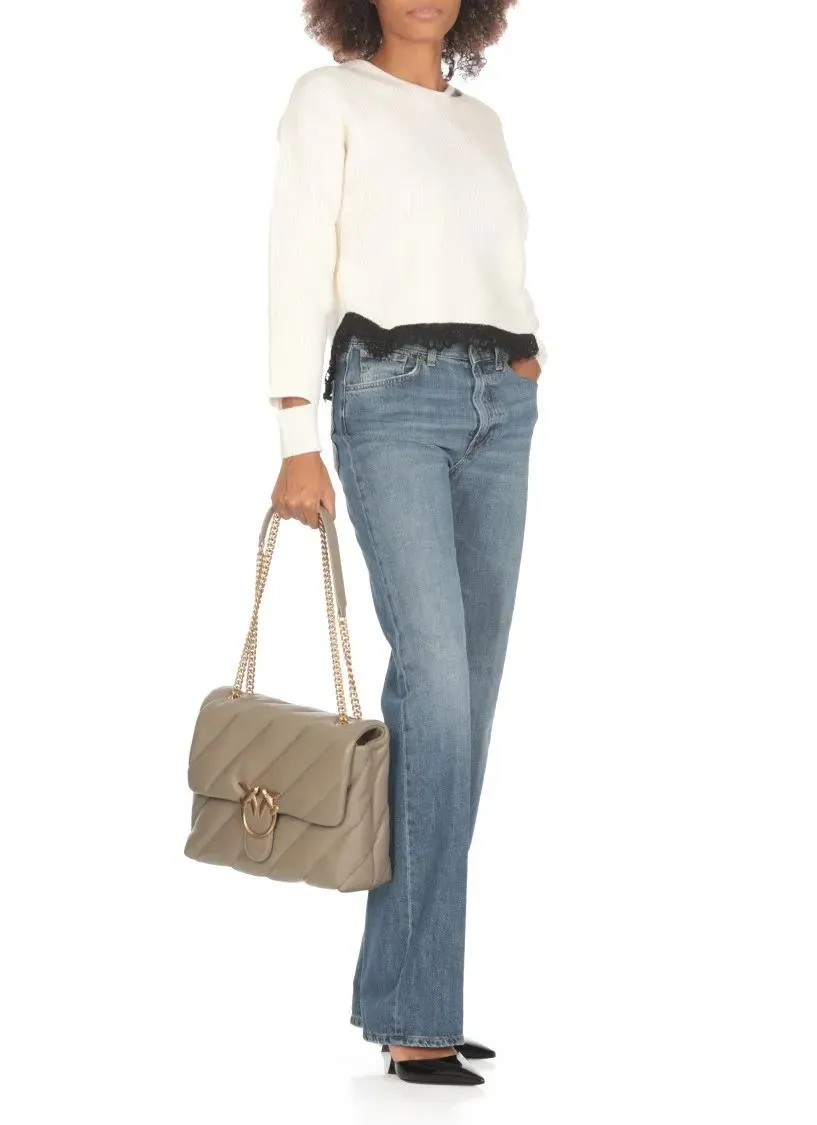   Pinko  Love Puff Big Bag Grey  Schultertasche 