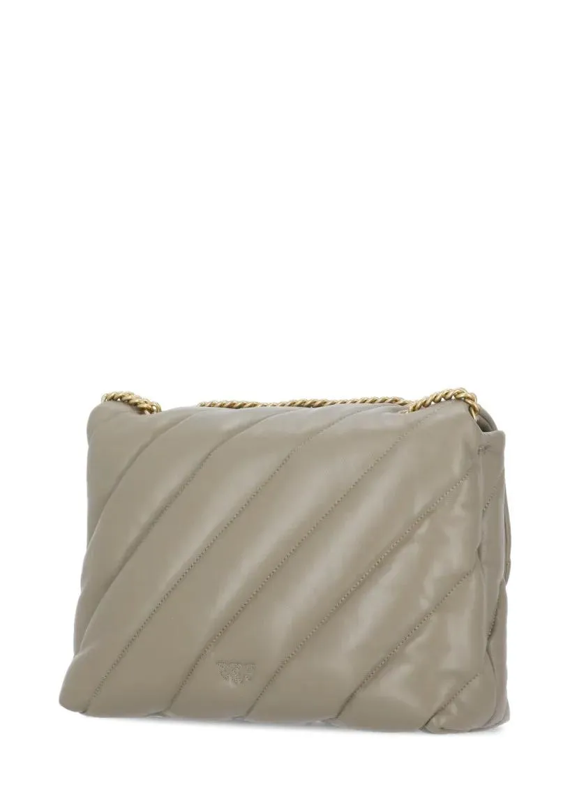   Pinko  Love Puff Big Bag Grey  Schultertasche 