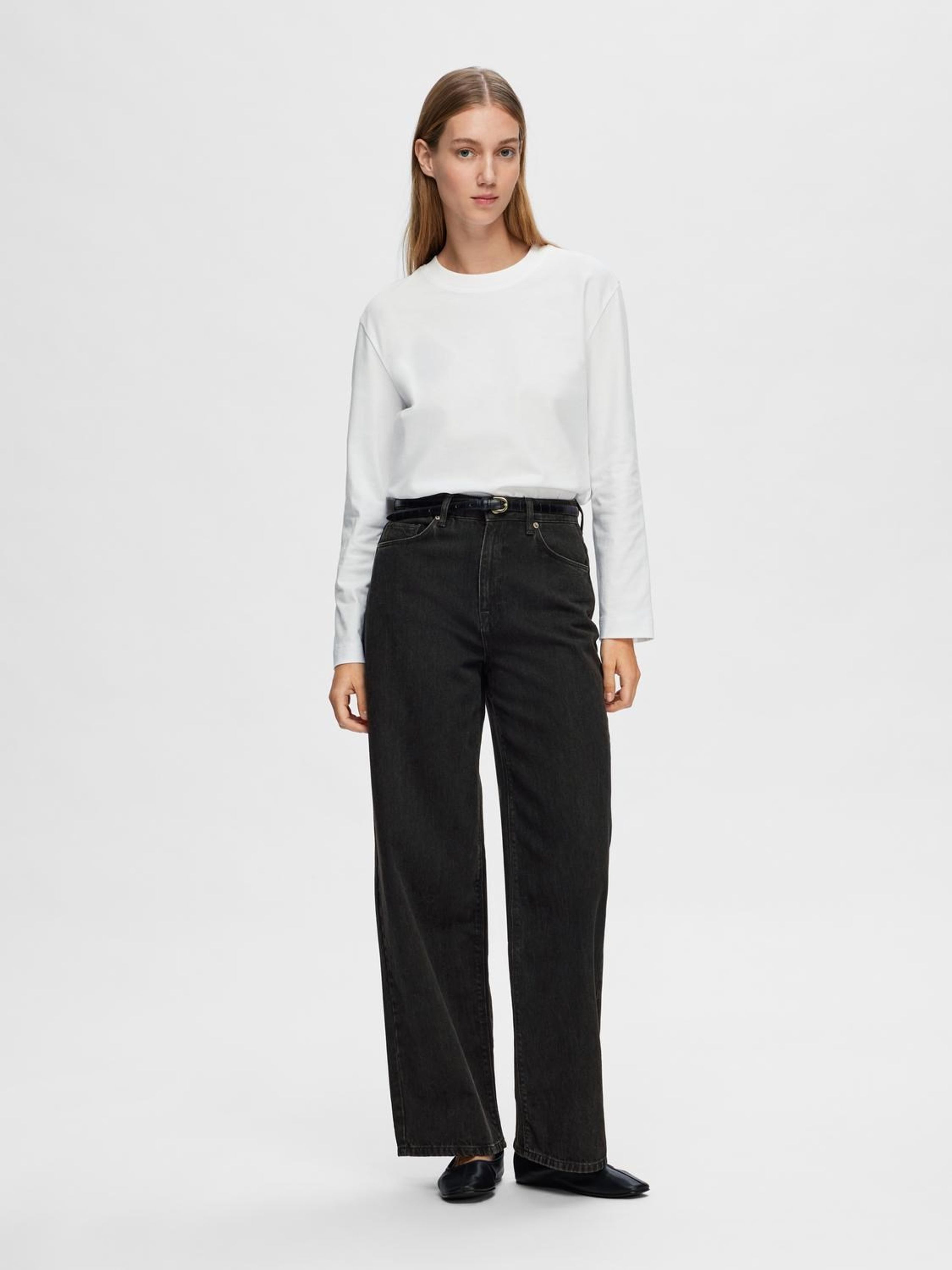 SLFEssential LS Boxy Tee NOOS