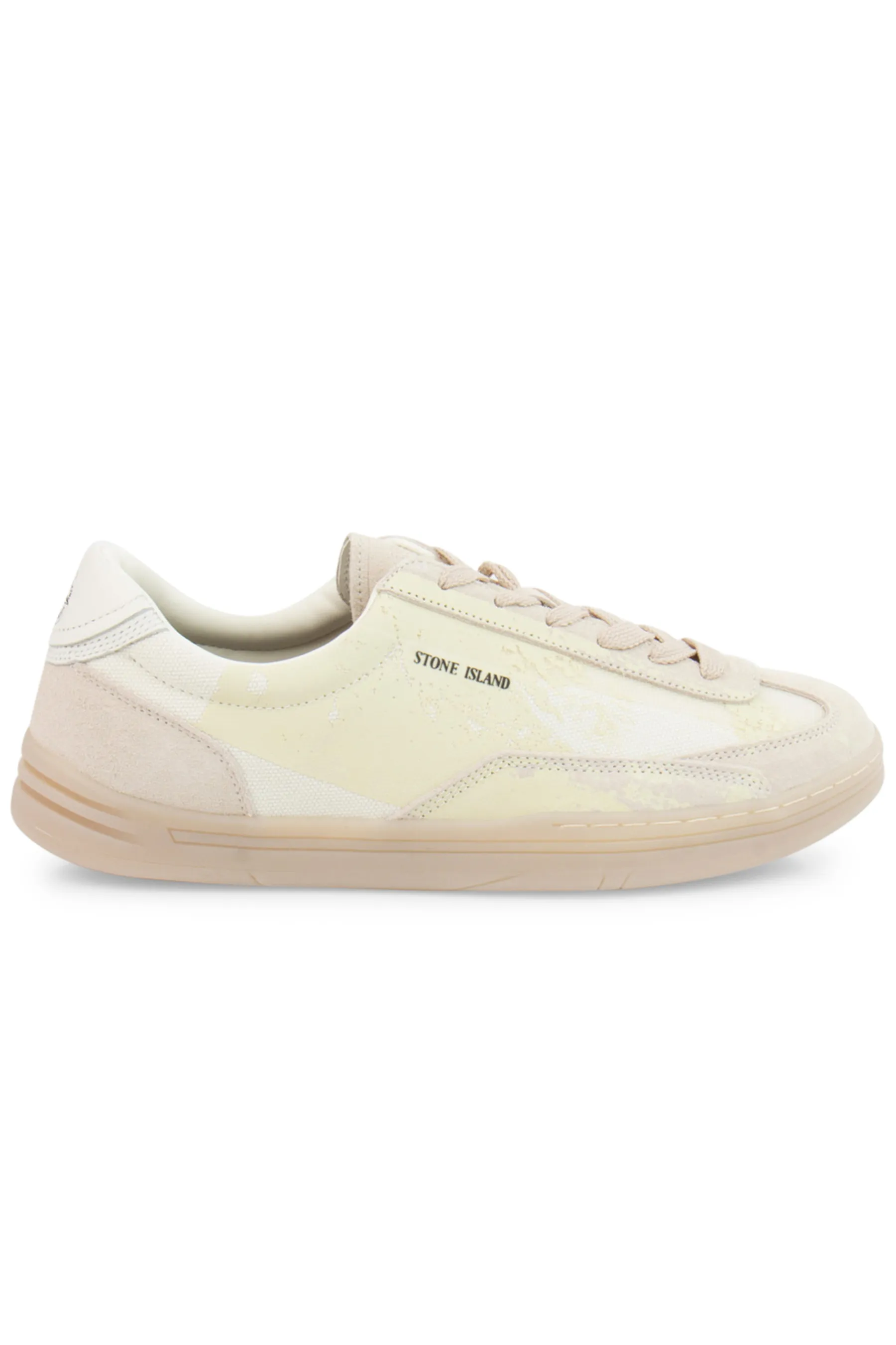 STONE ISLAND Canvas & Suede Sneakers  
