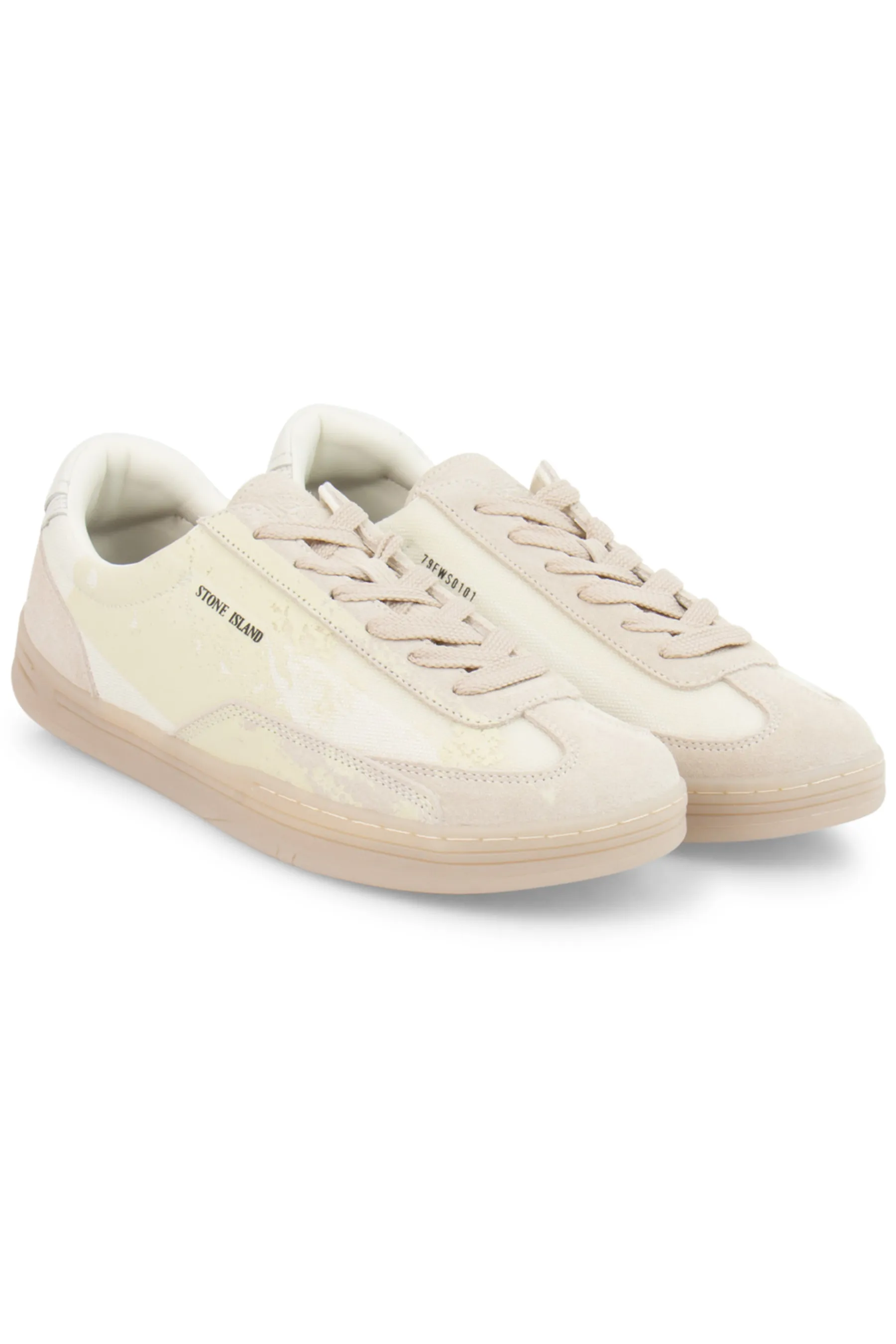 STONE ISLAND Canvas & Suede Sneakers  