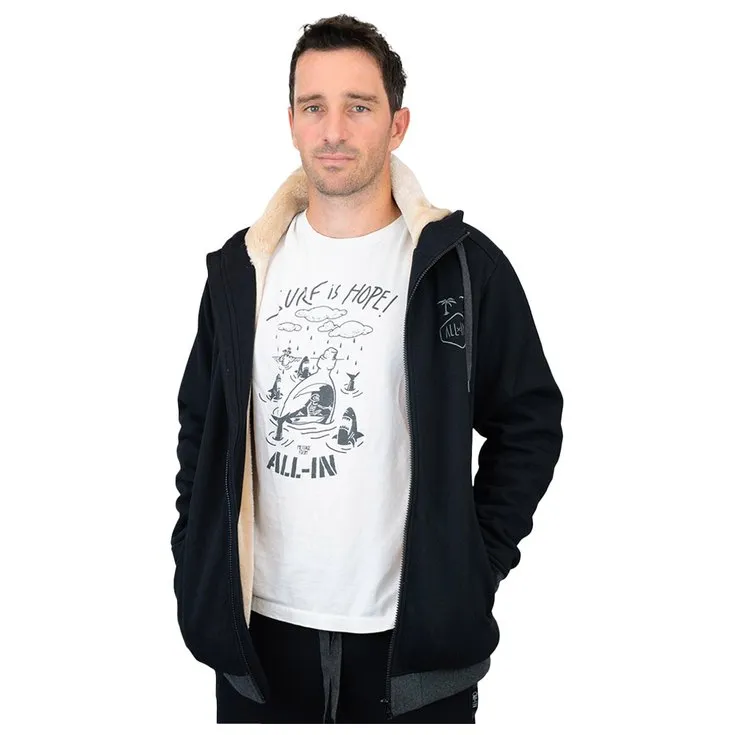 Sweatshirt All-In ---Hoodie Plush Black