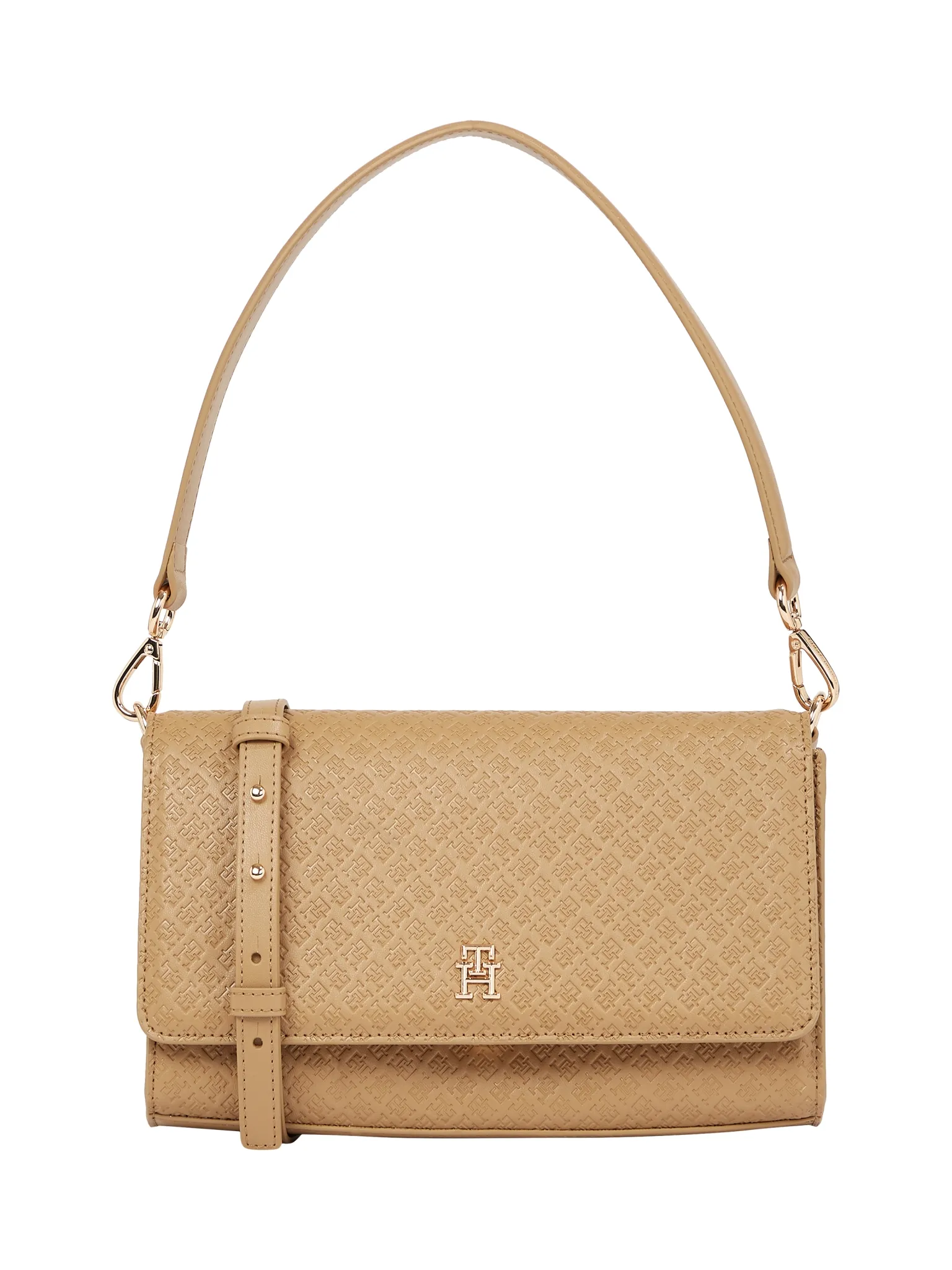 TOMMY HILFIGER Schultertasche mit tiefgeprägten TH-Monogramme 10767692