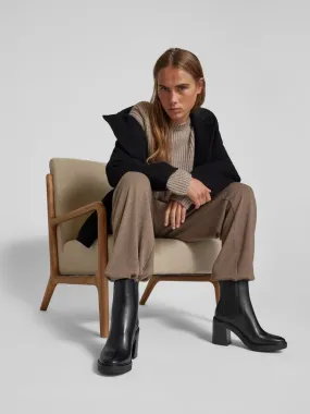 Tory Burch Chelsea Boots aus echtem Leder (black) online kaufen