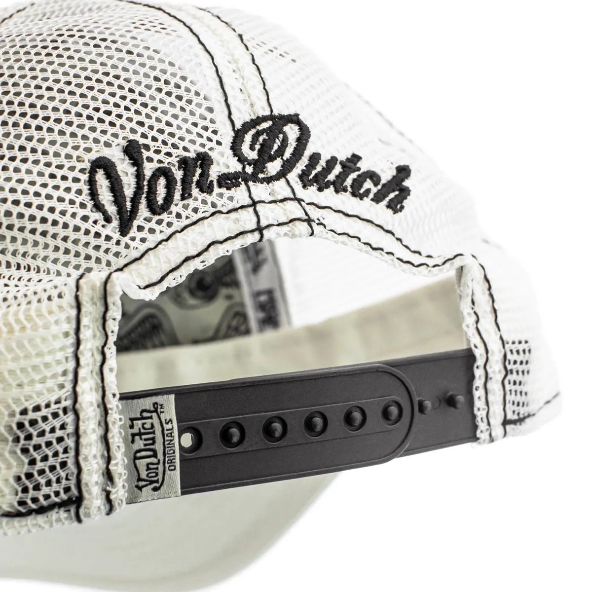 Von Dutch Riverside Trucker Cap 7030804 - weiss-schwarz