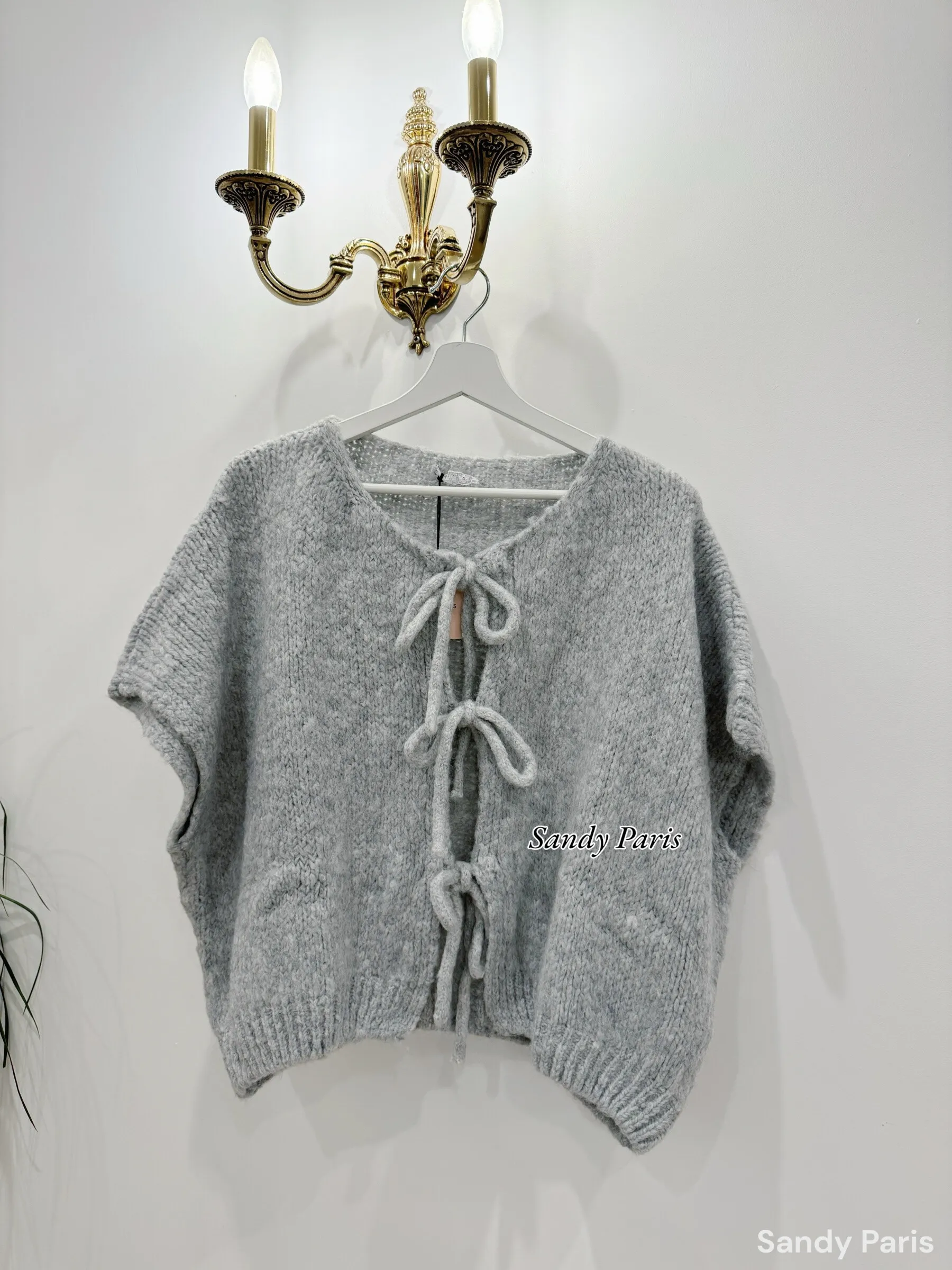 Weste mit Wolle und Mohair